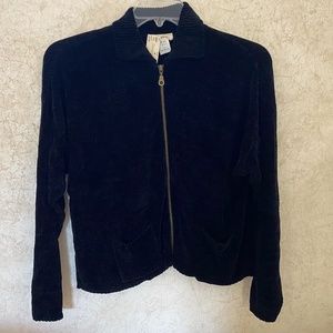 Danskin Chenille Zipped Sweater